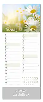 KALENDARI-2027 CVJETNI PLANER TRAVANJ