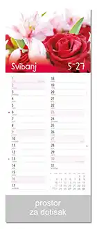 KALENDARI-2027 CVJETNI PLANER SVIBANJ
