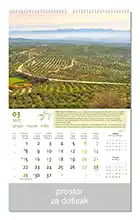 KALENDARI-2027 MASLINE OŽUJAK