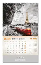 KALENDARI-2027 VINTAGE GRADOVI LISTOPAD