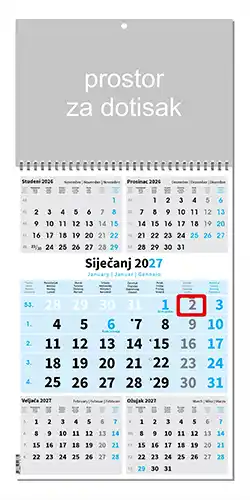 KALENDARI-2027 5 MJESECI